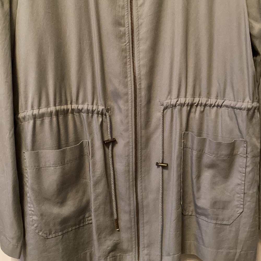 Sanctuary Zip Front Drawstring Jacket With Two Fr… - image 4